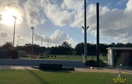 Florida Institute of Technology Baseball Backstop Overhead Perimeter Netting System