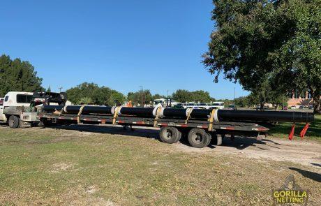 Florida Institute of Technology Baseball Backstop Overhead Perimeter Netting System