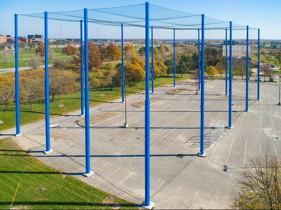 Gorilla Netting Completes Construction of Massive Netted Drone Enclosure at University at Buffalo