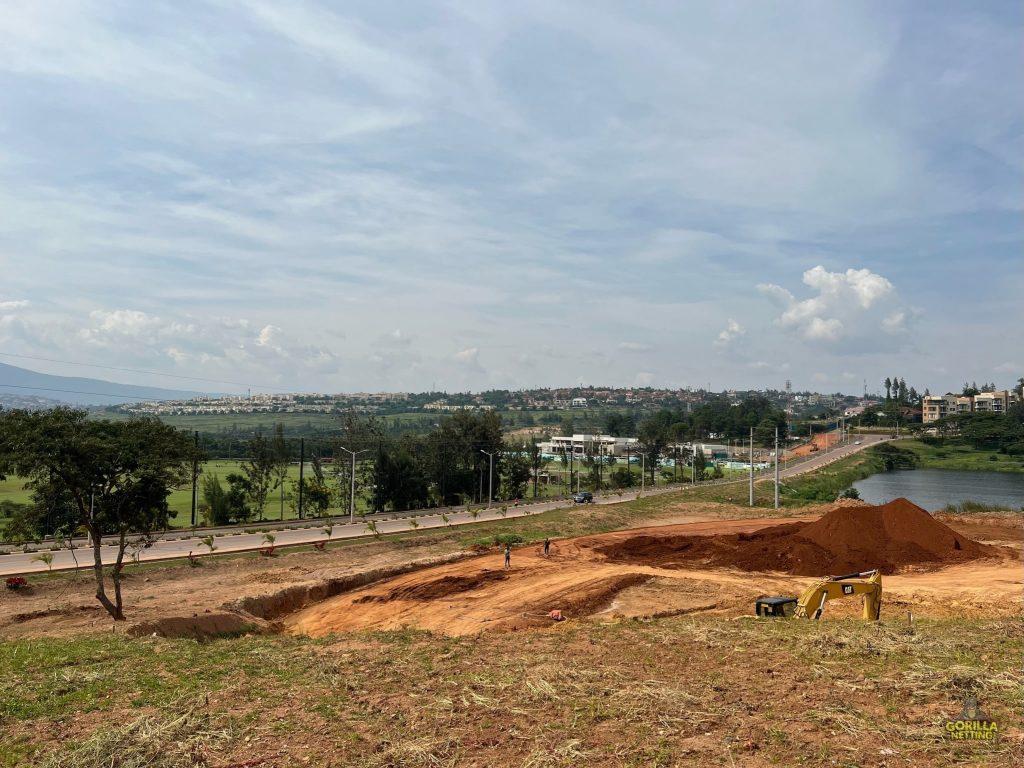 Driving Range Netting System Installation at Kigali Golf Resort & Villas, in Kigali, Rwanda - by Gorilla Netting LLC
