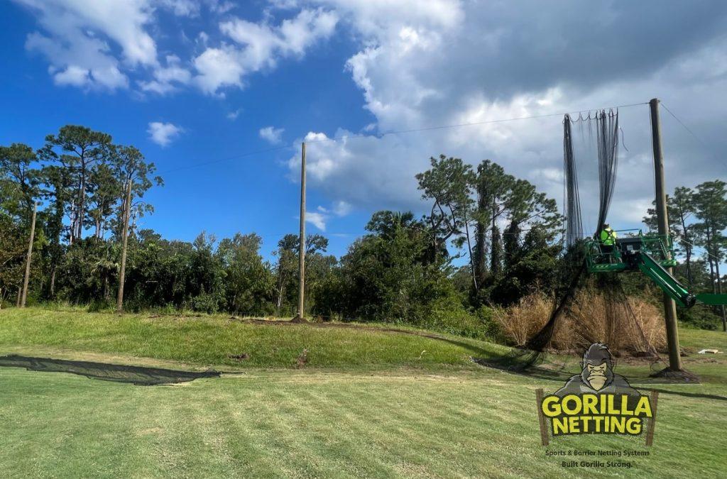 Atlantic Beach Country Club Driving Range Netting System