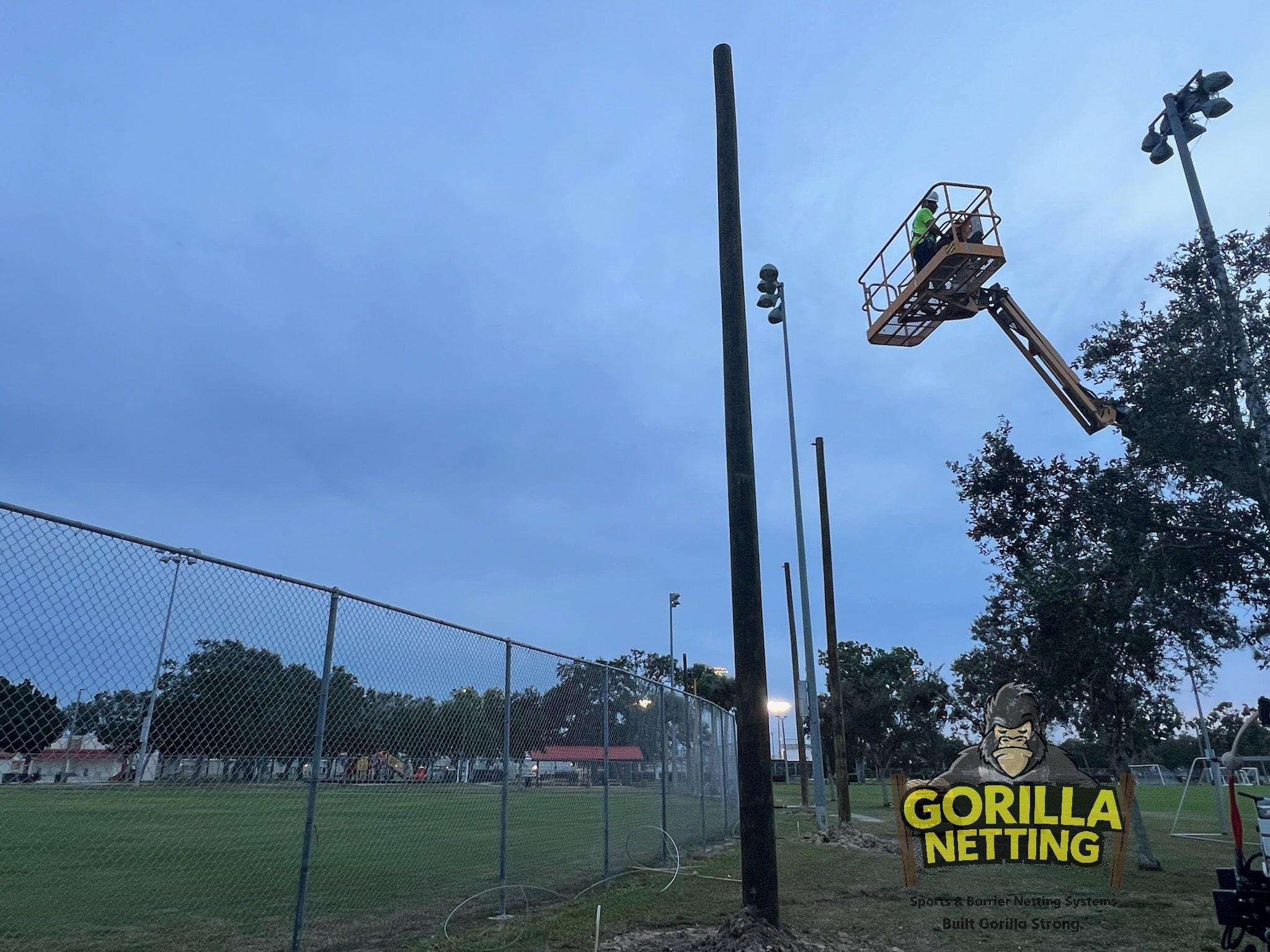 A Home Run for Safety: Gorilla Netting Finalizes Baseball Netting Installation at Blackstone Park
