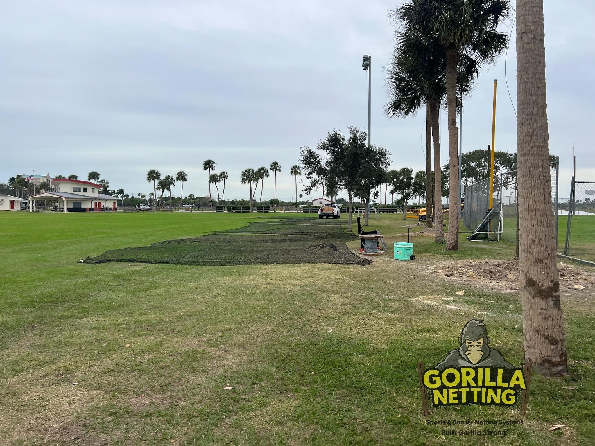 A Home Run for Safety: Gorilla Netting Finalizes Baseball Netting Installation at Blackstone Park