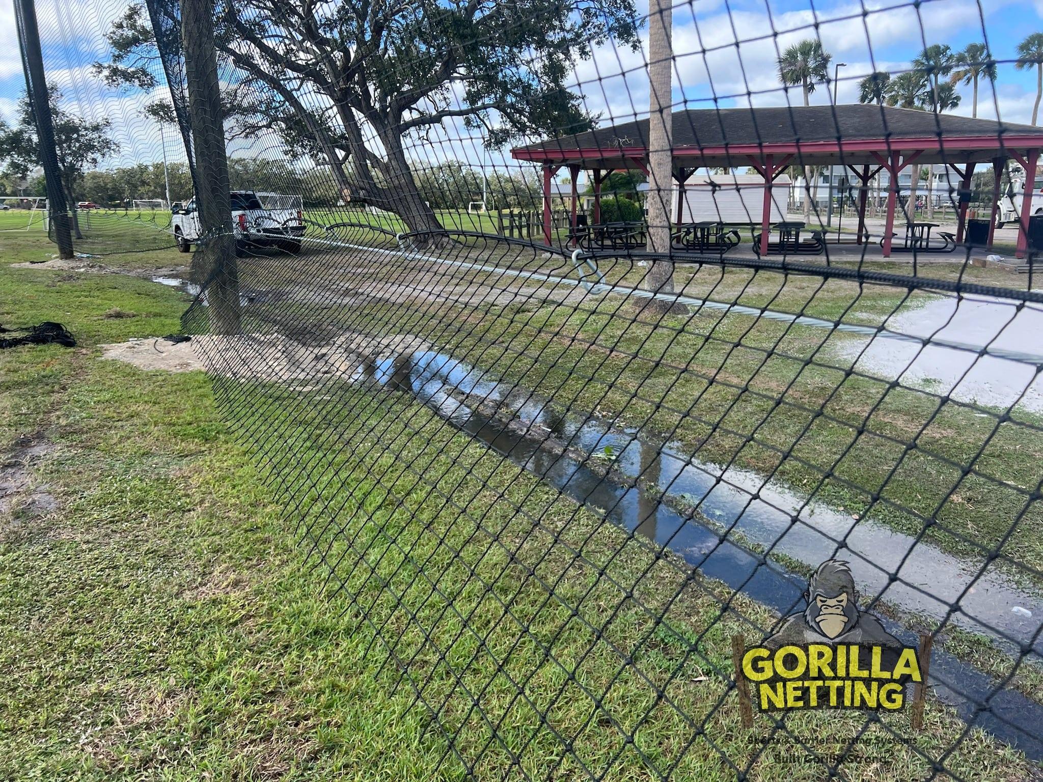 A Home Run for Safety: Gorilla Netting Finalizes Baseball Netting Installation at Blackstone Park