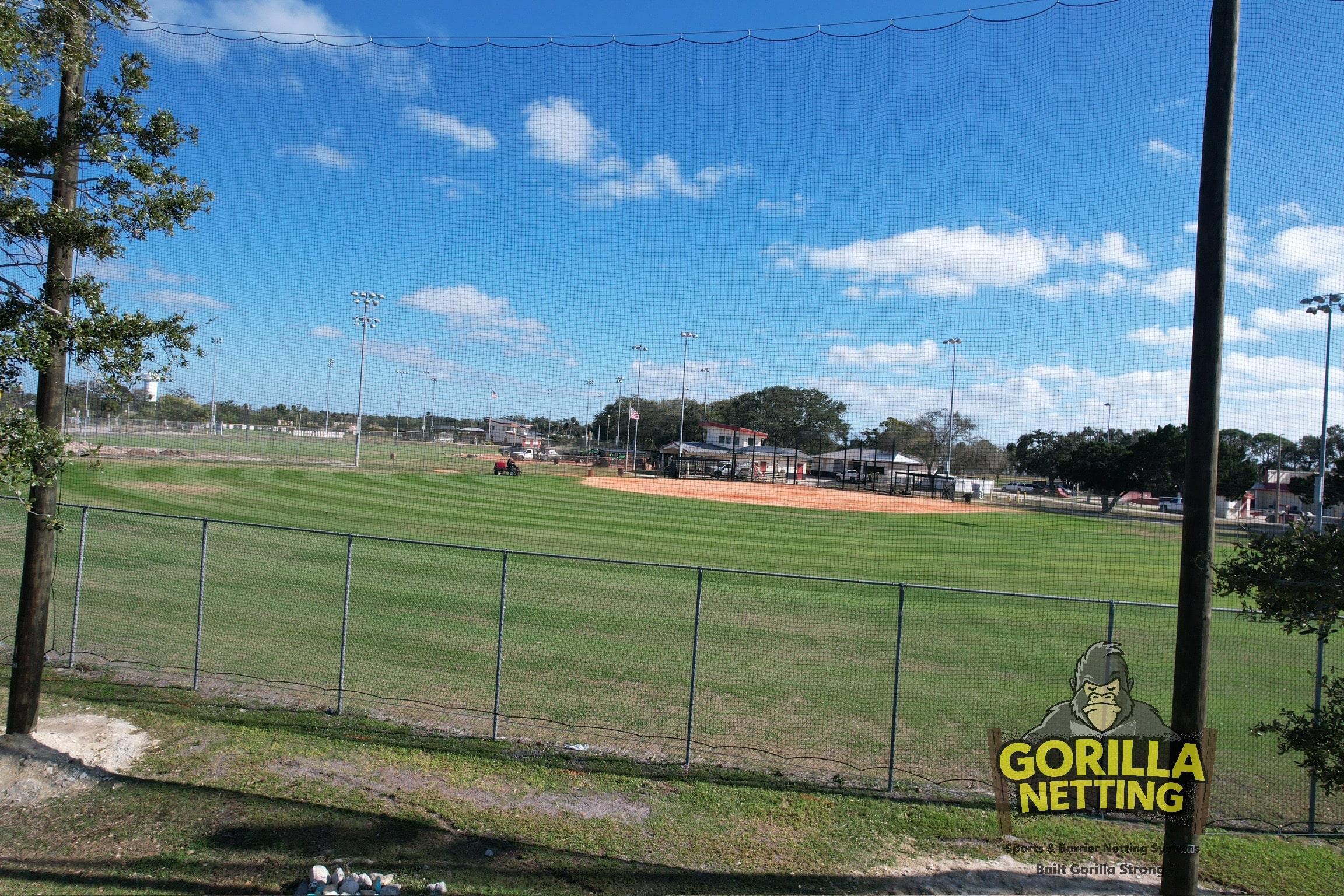 A Home Run for Safety: Gorilla Netting Finalizes Baseball Netting Installation at Blackstone Park