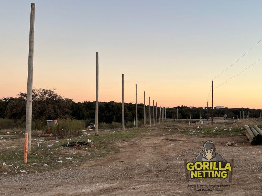 Litter Control Fence Installed for The City of Brownwood, TX