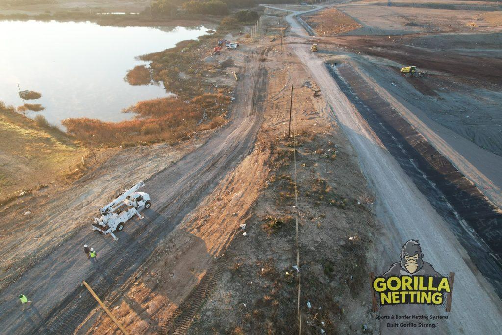 Litter Control Fence Installed for The City of Brownwood, TX