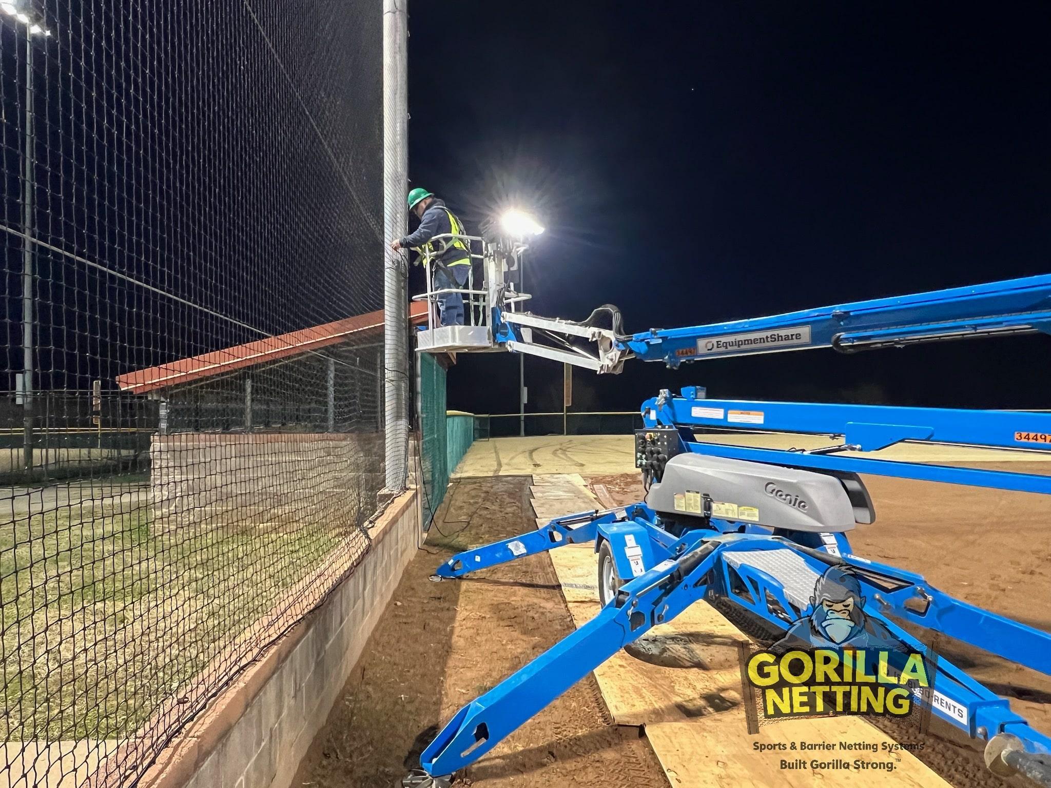 Stepping Up To The Plate: Heber Springs Sports Complex Replaces Backstop Netting System