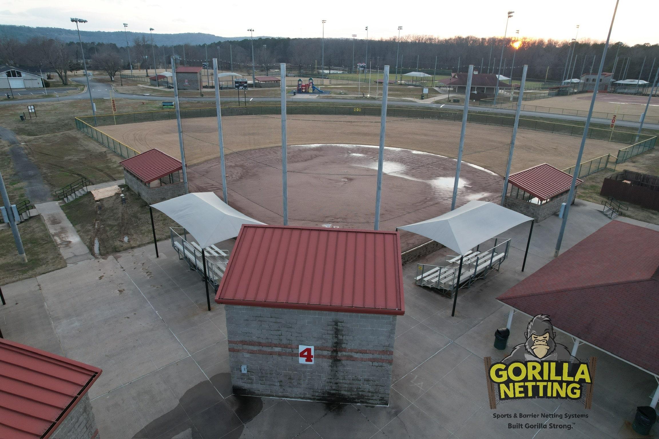 Stepping Up To The Plate: Heber Springs Sports Complex Replaces Backstop Netting System