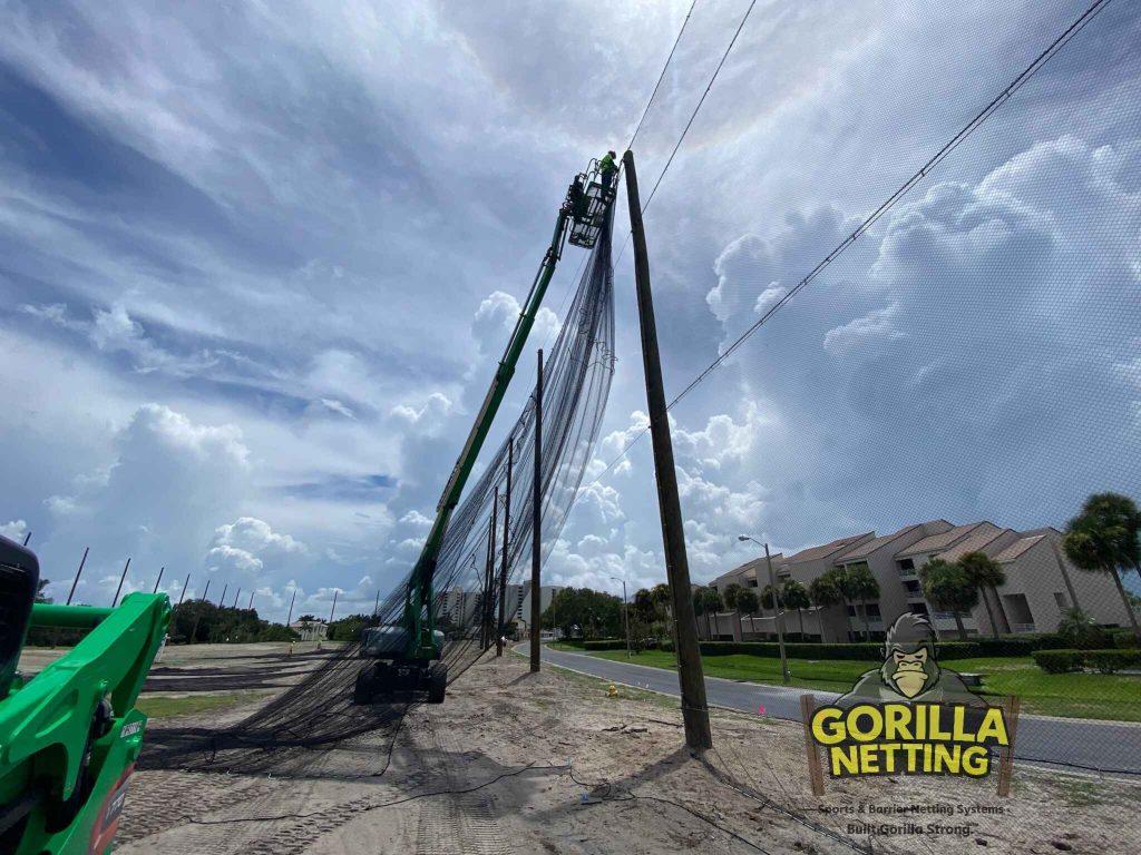 Pasadena Yacht & Country Club Enhances Their Driving Range With A New Netting System