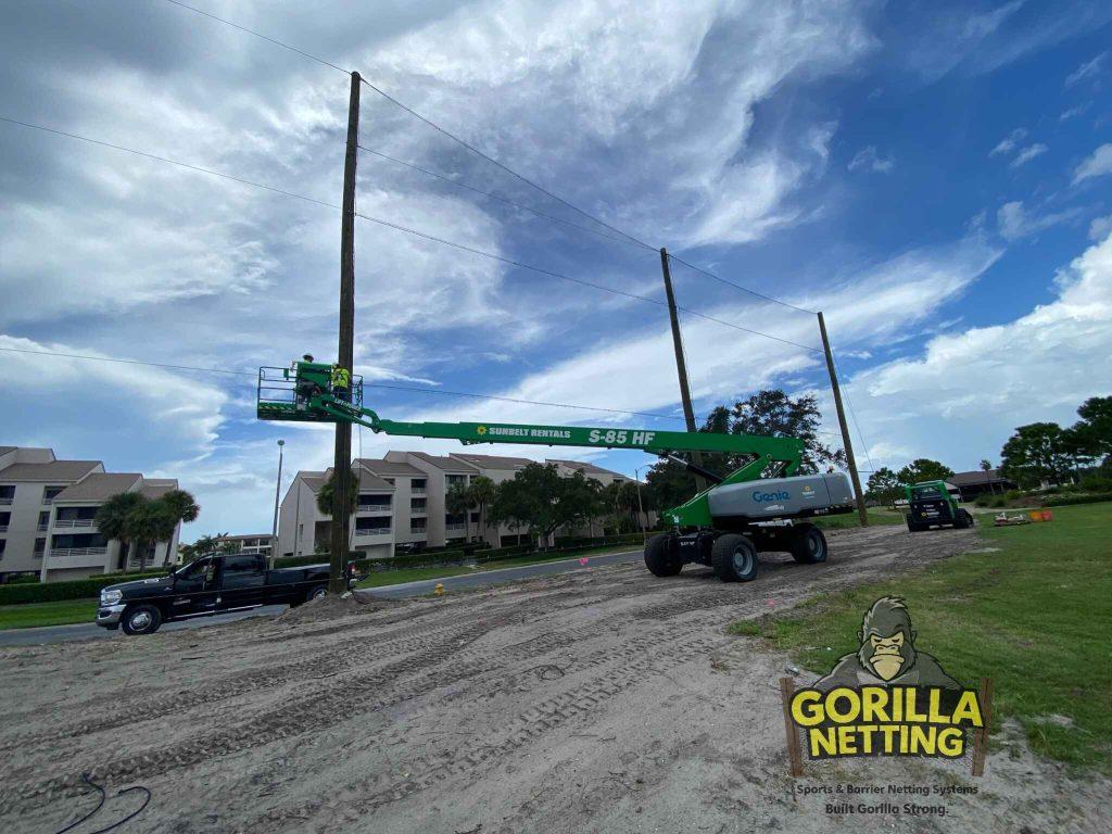 Pasadena Yacht & Country Club Enhances Their Driving Range With A New Netting System
