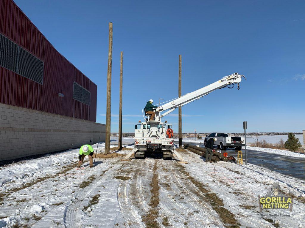 Netted Drone Enclosure at Cherry Creek Innovation Campus