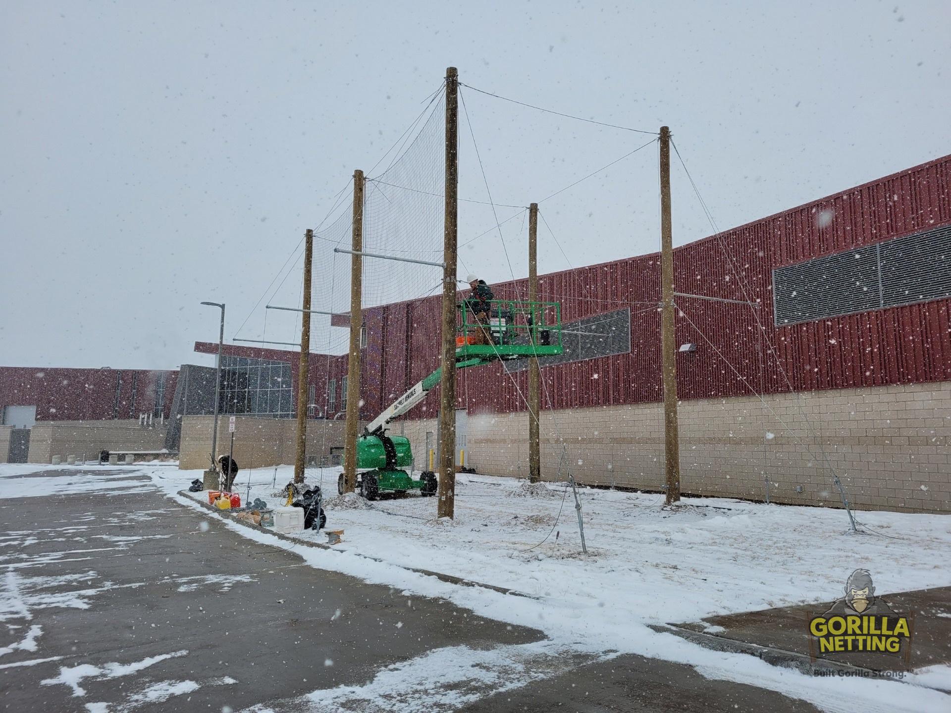 Netted Drone Enclosure at Cherry Creek Innovation Campus