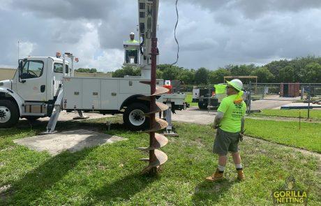 FIU Wall Of Wind Netted Debris Containment Enclosure