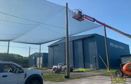 FIU Wall Of Wind Netted Debris Containment Enclosure