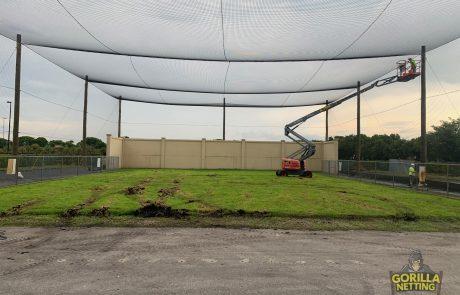 FIU Wall Of Wind Netted Debris Containment Enclosure