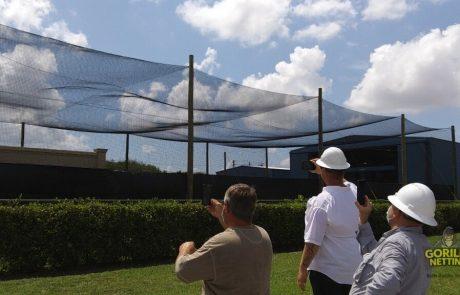 FIU Wall Of Wind Netted Debris Containment Enclosure