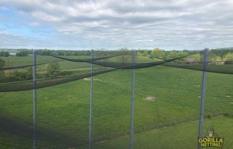 Virginia Tech Drone Park Netted Enclosure Repair Replace