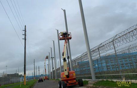 Puerto Rico Department of Corrections Contraband Security Perimeter Netting