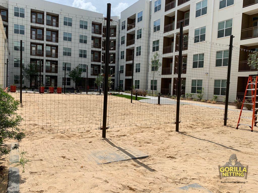 Custom Sports Netting for Ball Containment at The Lyndon at Springtown