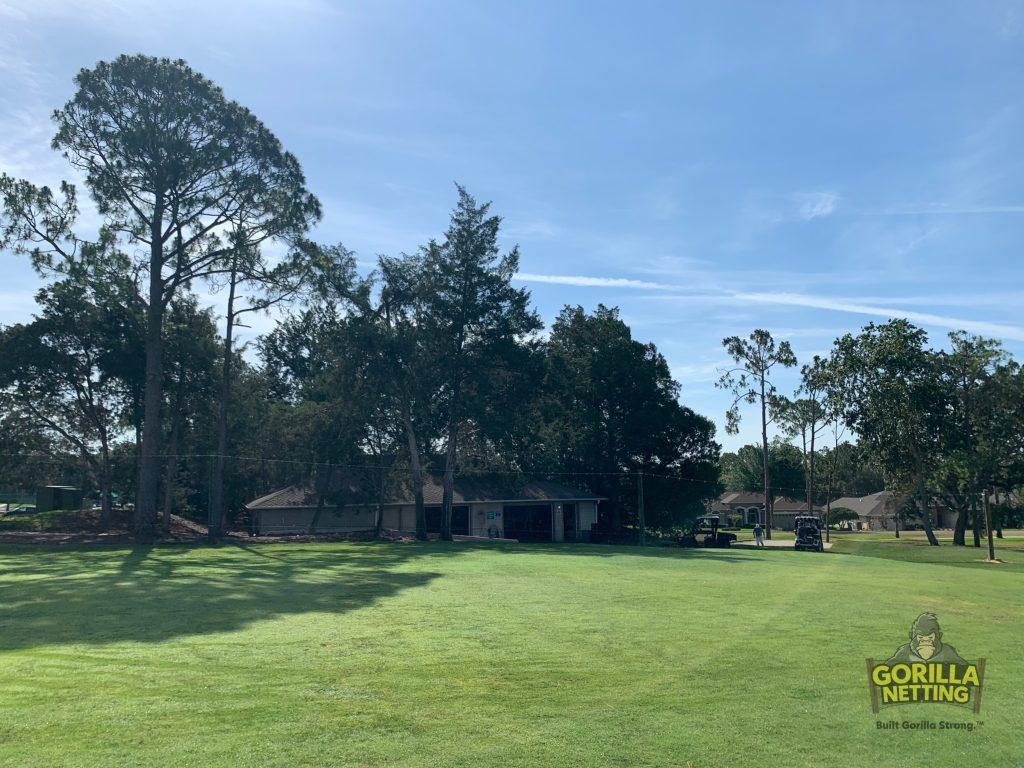 Golf Range Netting Installed at Timber Pines Community Association
