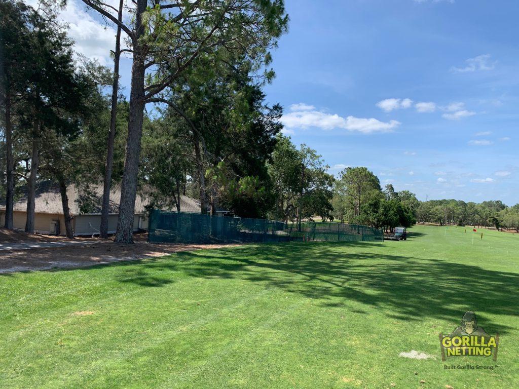 Golf Range Netting Installed at Timber Pines Community Association