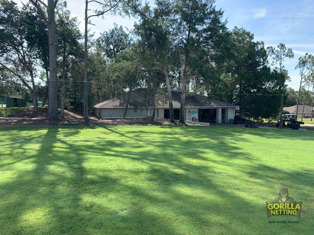 Golf Range Netting Installed at Timber Pines Community Association