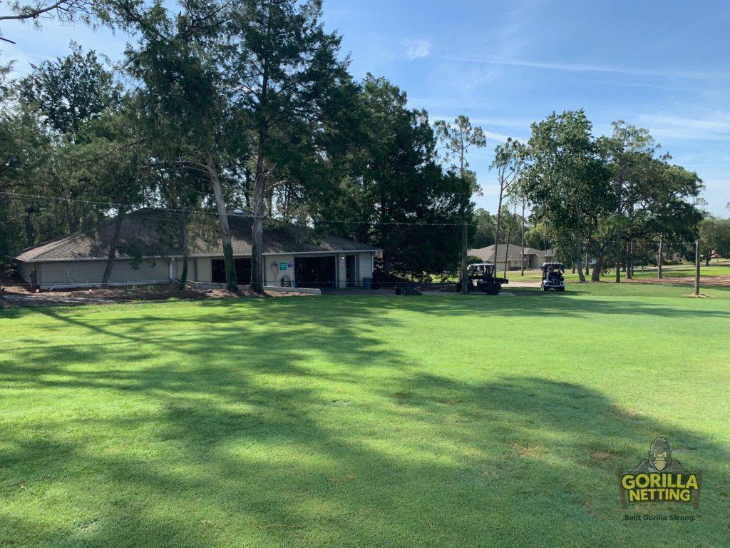 Golf Range Netting Installed at Timber Pines Community Association