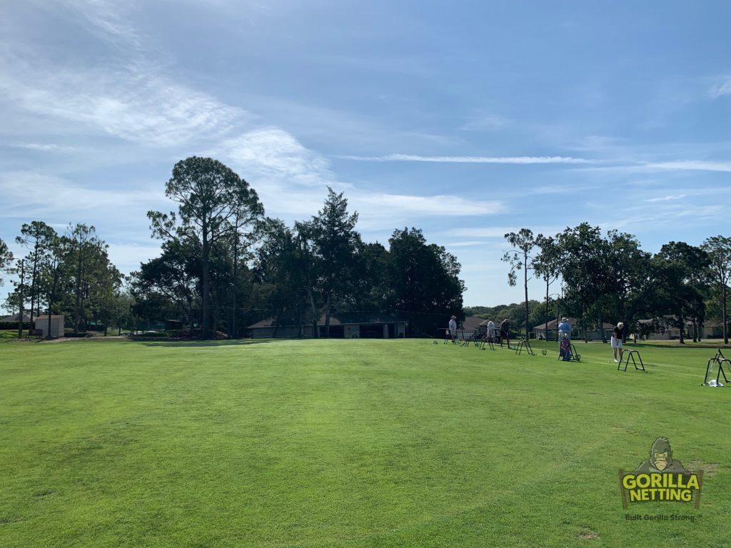 Golf Range Netting Installed at Timber Pines Community Association