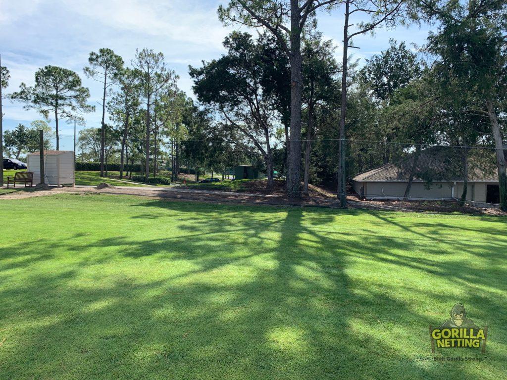Golf Range Netting Installed at Timber Pines Community Association