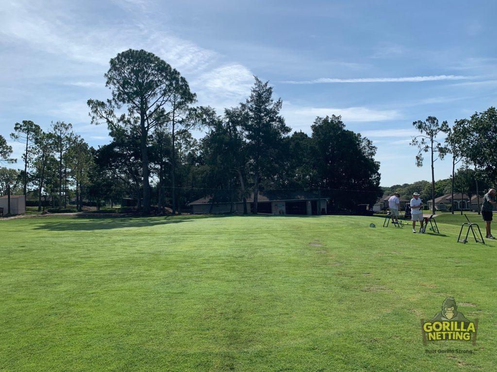 Golf Range Netting Installed at Timber Pines Community Association