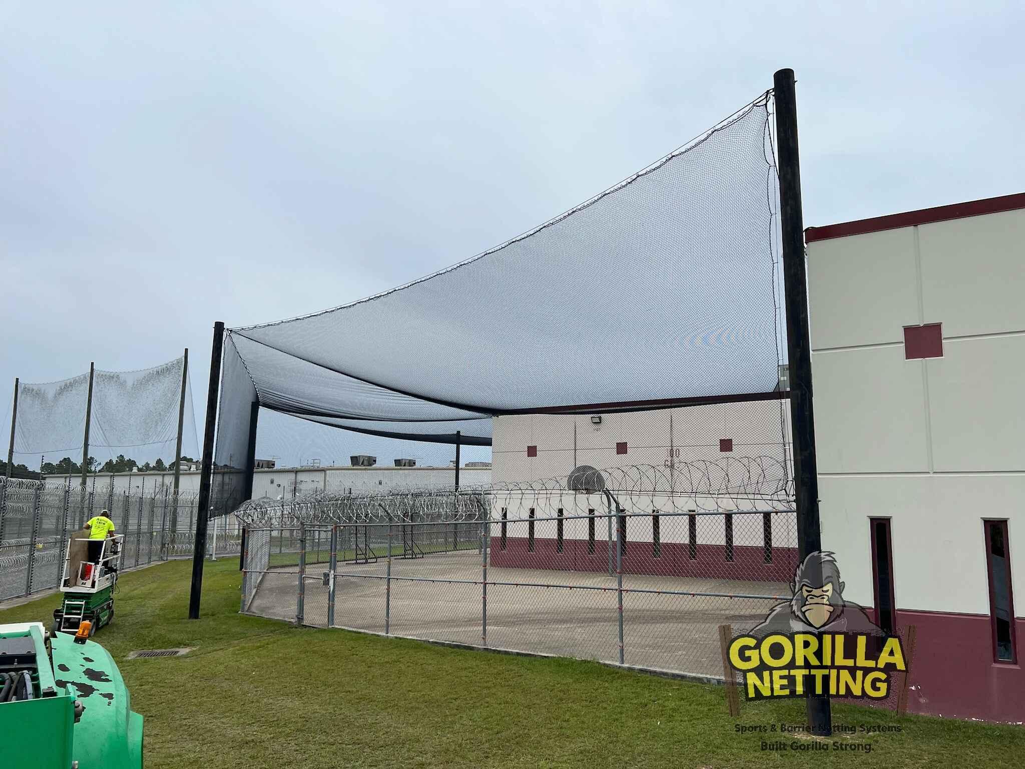 Overhead Contraband Netting Installed at CoreCivic’s Wheeler Correctional Facility
