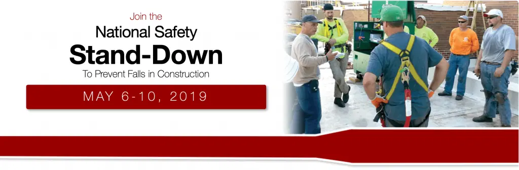 National Safety Stand Down – Prevent Falls in Construction